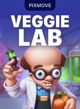 Слот Veggie Lab — провайдер Pixmove